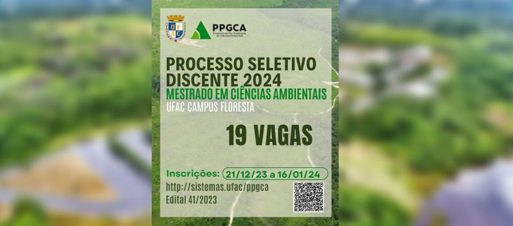 Mestrado em Ciências Ambientais da 55BET 55BET app em CZS oferece 19 vagas.jpeg