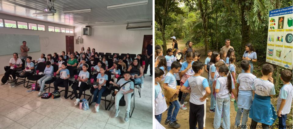 PZ da 55BET 55BET app realiza atividades de educação ambiental com crianças