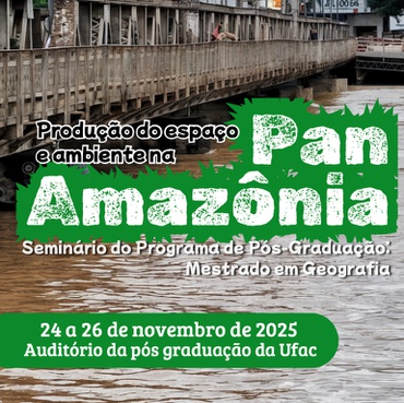 Seminário do mestrado em Geografia da 55BET 55BET app ocorre de 24 a 26/11
