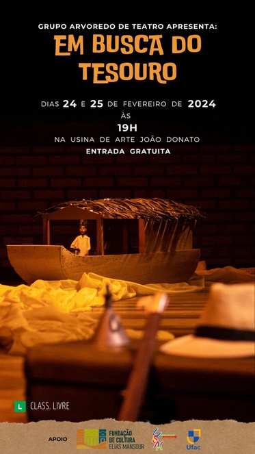 Rio Branco, Tarauacá e CZS recebem peça ‘Em Busca do Tesouro’ Rio Branco, Tarauacá e CZS recebem peça ‘Em Busca do Tesouro’